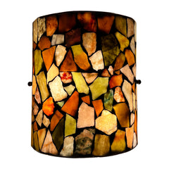 Tiffany Wall Sconces, Natural Shell Lampshade Mosaic Wall Light for Bedroom, Stairway, Corridor