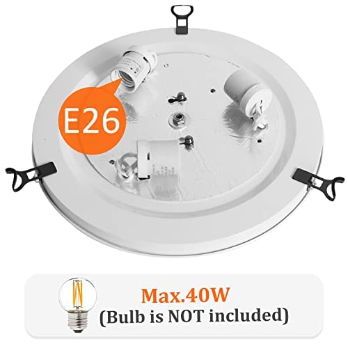 ARTZONE Tiffany Ceiling Lights, Stained Glass Ceiling Light 3-Lights 16 Inch Tiffany Flush Mount Ceiling Light