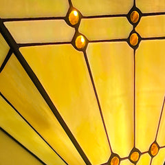 COTOSS Tiffany Wall Sconce Lighting Mission Style Stained Glass Lamp Shade Wall Mounted Light for Living Room Bedroom Hallway UL Listed E26 Base