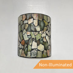 Tiffany Wall Sconces, Natural Shell Lampshade Mosaic Wall Light for Bedroom, Stairway, Corridor