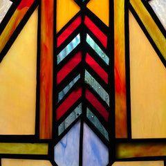 Thatyears Tiffany Floor Lamps Firecracker Style Stained Glass 16X16X63 Inches Antique Pole Standing Reading Lamps Decor Living Room Bedroom Home Office