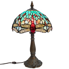 ARTZONE Gorgeous Tiffany Table Lamp Satined Glass Table Lamp