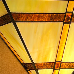 Thatyears Tiffany Style Wall Sconce Lamp-12'' Stained Glass Mission Tiffany Sconces Wall Lighting for Living Room Bedroom Corridor Hallway