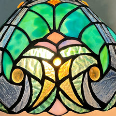 COTOSS Tiffany Pendant Light fixtures Hanging Lamp Stained Glass Light Decor for Dining Living Room Kitchen Island Study Hallway