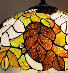 Tiffany Lamp 16" Large Stained Glass Floor Lamp for Living Room