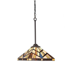 Capulina Tiffany Pendant Light 12 Wide Antique Cream Amber Style Stained Glass Hanging Lamp for Kitchen Island Living Dining Room Hallway Counter