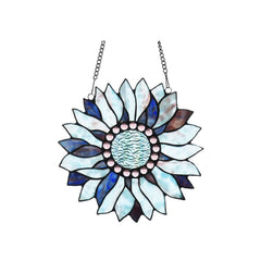Capulina Sunflower Stained Glass Window Hangings