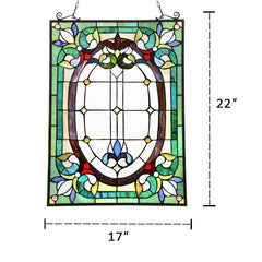 Capulina Dancing Style Stained Glass Window Hangings  Fine Handicrafts