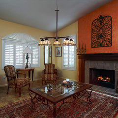 Capulina Tiffany Chandeliers 5-Light Stained Glass Shade Antique Style Pendant Light