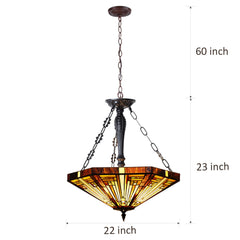 Capulina Tiffany Inverted Pendant Lights Ceiling Light