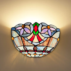 Tiffany Wall Sconces Stained Glass Antique Vintage Style Wall Light