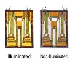 Capulina Mission Tiffany Style Stained Glass Window Hangings