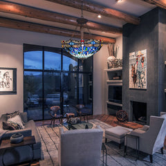 Capulina Tiffany Pendant Lights Ceiling Light Dragonfly Style