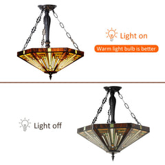 Capulina Tiffany Inverted Pendant Lights Ceiling Light