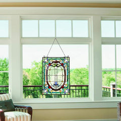 Capulina Dancing Style Stained Glass Window Hangings  Fine Handicrafts