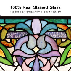 Capulina Victorian Style Stained Glass Window Hangings
