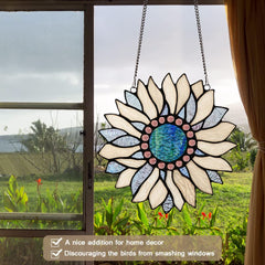 Capulina Sunflower Stained Glass Window Hangings Sun Flower