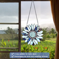 Capulina Sunflower Stained Glass Window Hangings