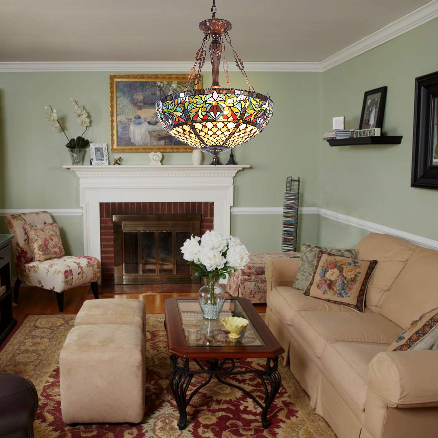 Capulina Tiffany Ceiling Lights Pendant Lights Light Victorian