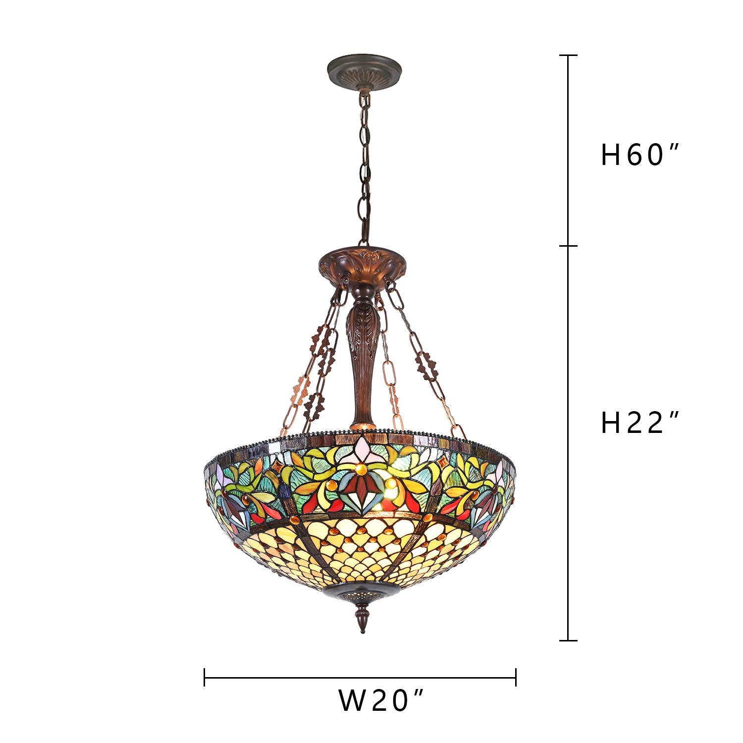 Capulina Tiffany Ceiling Lights Pendant Lights Light Victorian