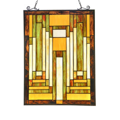 Capulina Mission Tiffany Style Stained Glass Window Hangings