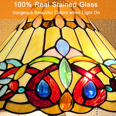Capulina Tiffany Table Lamp Bedside Reading Lamp Victorian Style
