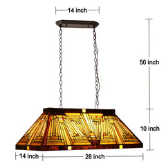 Capulina Tiffany Pool Table Lights Pendant