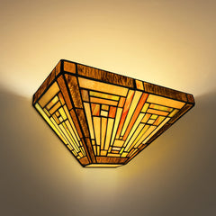 Capulina Tiffany Wall Sconces Stained Glass Vintage Style Wall Light