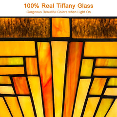 Capulina Tiffany Wall Sconces Stained Glass Vintage Style Wall Light