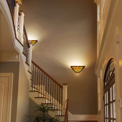 Capulina Tiffany Wall Sconces Stained Glass Vintage Style Wall Light