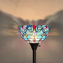 Capulina Tiffany Torchiere Floor Lamp Pole Antique Victorian Style
