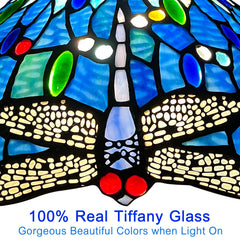 Capulina Tiffany Pendant Lights Stained Glass Hanging Lamp Dining Room