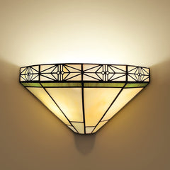 Capulina Tiffany Wall Sconces Stained Glass Vintage Style Wall Light