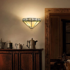 Capulina Tiffany Wall Sconces Stained Glass Vintage Style Wall Light