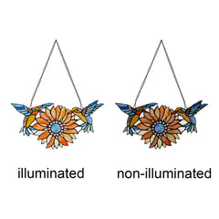 Capulina Stained Glass Window Gift Sunflower