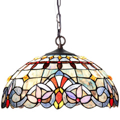 Capulina Tiffany Pendant Lights Stained Glass Hanging Lamp