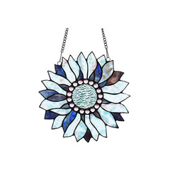 Capulina Sunflower Stained Glass Window Hangings Sun Flower