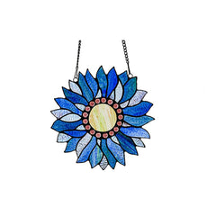 Capulina Sunflower Stained Glass Window Hangings Handicrafts