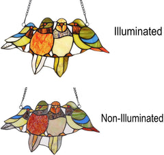 Capulina Stained Glass Window Hangings Birds Window Tiffany