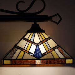 Capulina Tiffany Pool Table Lights 3-Light