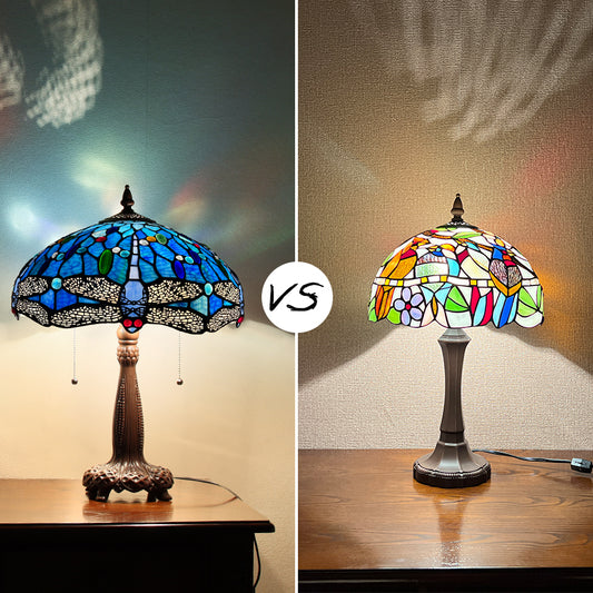Dragonfly Tiffany Lamp VS Birds Tiffany Lamp