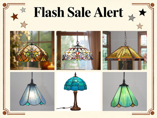 🚨 Flash Sale Alert: Handcrafted Tiffany Lamps & Stained Glass Lights at Unbeatable Prices