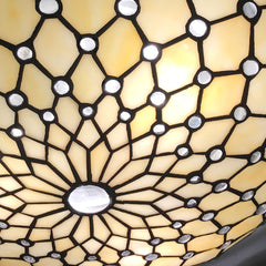 ARTZONE Tiffany Ceiling Light Flush Mount