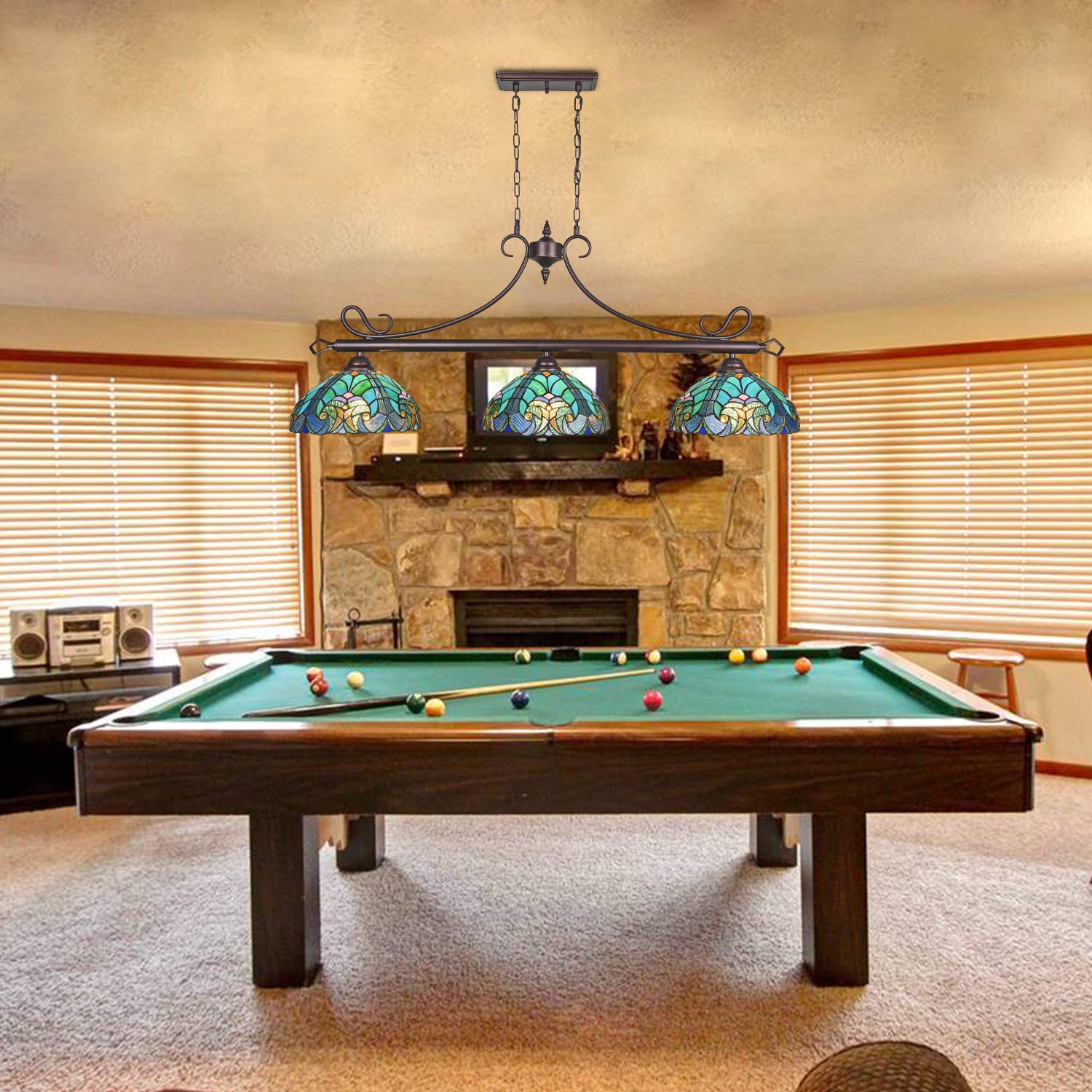 Tiffany Lamp Bar Pool Table Lights Red Billiards Tiffany Pool Table Light  Dynamic Billiard Canada, image size:1500x1500