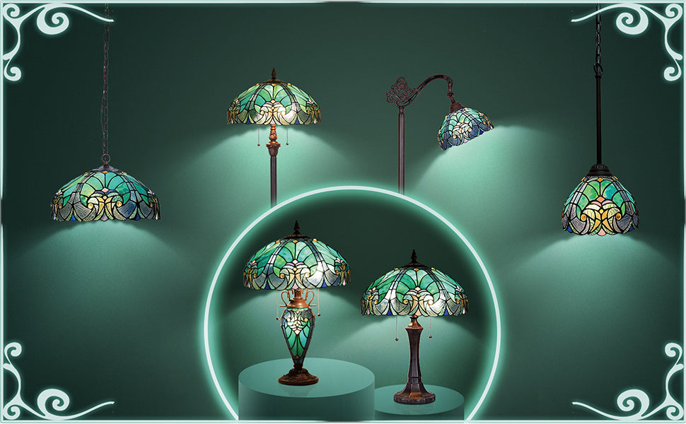 Victorian Style Tiffany Lamp
