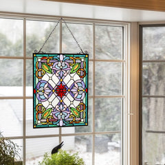 Capulina Victorian Style Stained Glass Window Hangings
