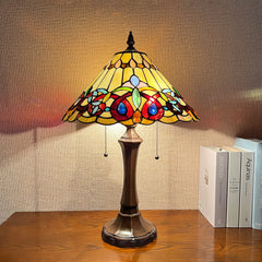 Capulina Tiffany Table Lamp Bedside Reading Lamp Victorian Style