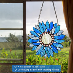 Capulina Sunflower Stained Glass Window Hangings Tiffany Glass Crafts