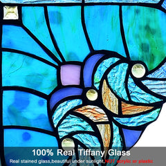 Capulina 1 Pair Stained Glass Window Door Corner Tiffany Glass