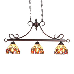 Capulina Tiffany Pendant Light 3-Light